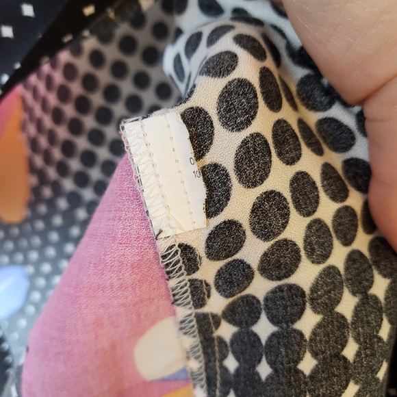 Traffic People Pop Floral Dot Boxy Blouse - Picture 5 of 6